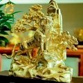 Tượng Hổ Phong Thủy Mạ Vàng - Đồ Đồng Việt