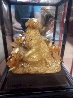 Tượng Chó Mạ Vàng - Đồ Đồng Ngọc Tùng