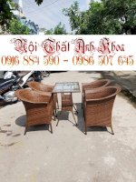 Bàn Ghế Thúng Đan Bằng Nhụa Giả Mây Cần Thanh Lý Gấp Giá Sỉ Tại Xưởng Sản Xuất Anh Khoa