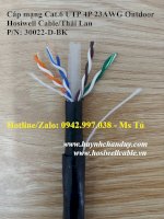 Hosiwell Cable/Thái Lan - Cáp Mạng Cat.6 Utp Outdoor 4Px24Awg
