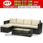 Sofa Nhựa Giả Mây Trọn Bộ Bàn Và Ghế Giá Rẻ  - Nội Thất Hoàng Trung Tín