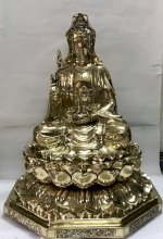 Tượng Phật Quan Âm Bằng Đồng - Đồ Đồng Ngọc Tùng