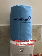 Xưởng May Bọc Bình Nước 21 Lít In Logo Vietinbank