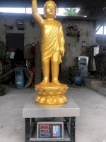 Tượng Phật Chỉ Tay Bằng Đồng - Đồ Đồng Ngọc Tùng