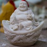 Tượng Đá Phật Di Lạc Cao 50Cm - Điêu Khắc Tượng Đá Phong Thủy