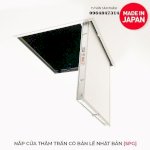 Nắp Cửa Thăm Trần Thạch Cao 450X450 [Spg-68345] Hàng Nhật, Khung Nhôm, Màu Trắng, Góc Mở 90 Độ