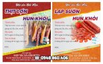 In Tem Nhãn Decal Cuộn Thịt Heo Hun Khói