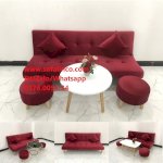 Salon Bed Giá Rẻ (Sài Gòn) | Bộ Sofa Giường Đỏ Đô Nhỏ Gọn | Nội Thất Linco