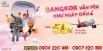 Giảm 50% Giá Vé Máy Bay Đi Thái Lan Hãng Vietjet Air