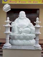 Tượng Đá Phật Di Lặc Cao 1M2 - Điêu Khắc Tượng Đá Chất Lượng Cao