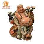 Tượng Đá Phật Di Lặc Kéo Bao Tiền Cao 80Cm - Nhận Điêu Khắc Tượng Đá Theo Yêu Cầu Khách Hàng