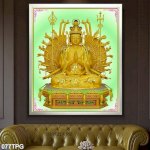 Tranh Phật-Tranh 3D Dán Tường