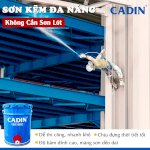 Sơn Kẽm Đa Năng Cadin Không Cần Sơn Lót, Cực Kì Bám Dính