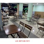 Thanh Lý 50 Bộ Bàn Ghế Cafe Gỗ Gấp Gọn Giá Cực Rẻ. Lh: