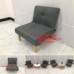 Ghế Sofa Đơn Ns01 Nhỏ Gọn Xám Đen Giá Rẻ Ở Tại Nội Thất Linco Đồng Hới
