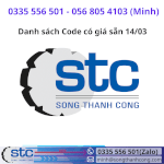 Danh Sách Code Có Giá Sẵn 14/03 Stc Việt Nam