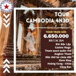 Tour Cambodia 4 Ngày 3 Đêm Cao Cấp