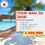 Tour Đảo Nam Du 2N2Đ