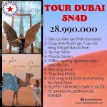 Tour Dubai 5 Ngày 4 Đêm Cao Cấp