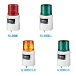 Đèn Cảnh Báo/Tín Hiệu Gương Xoay Bóng Sợi Đốt Tích Hợp Còi Điện Qlight S100D Series
