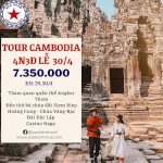 Tour Cambodia 4N3Đ Lễ 30/4