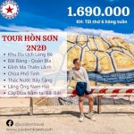 Tour Du Lịch Khám Phá Hòn Sơn 2N2Đ
