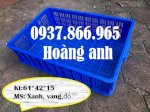 Sọt Nhựa Đựng Rau Củ Tiêu Chuẩn Viêt Gap Tại Hà Nội, Sóng Nhựa Hở Cao 15, Hs 008