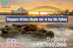 Singapore Airlines Khuyến Mãi Vé Bay Đến Sydney