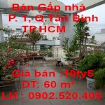 Bán Gấp Nhà Gần Sân Bay, Hxh 8M Giá 10Tỷ5 Đường Lê Văn Sỹ.