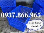 Sọt Nhựa Có Bánh Xe, Sọt Nhựa Hs 015, Sóng Nhựa Hở, Sọt Nhựa Trong Xí Nghiệp Da Dầy