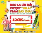 Vietjet Ưu Đãi Vé Máy Bay Giữa Việt Nam Thái Lan