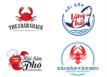 Thiết Kế Logo 300K Hải Sản Cua Tôm Đồ Biển Seefood, Zalo