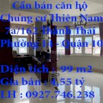 Cần Bán Căn Hộ Chung Cư Thiên Nam Quận 10