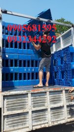 Thanh Lý Pallet Nhựa Xanh Đài Loan Giá Cực Rẻ