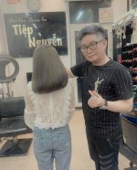 Hair Salon Uốn Tóc Layer Xoăn Sóng Nhẹ Nhàng Mái Bay, Học Nghề Tóc Tiệp Nguyễn Hair Salon