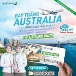 Vé Máy Bay Đi Úc Giá Rẻ Hãng Bamboo Airways