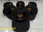 Nón Kết Màu Đen Thêu Logo Jack