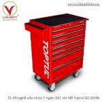 Tủ Dụng Cụ Đồ Nghề 7 Ngăn 261 Chi Tiết Model: Ge-26106 Thương Hiệu - Xuất Xứ: Toptul - Đài Loan