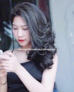 Uốn Tóc Layer Xoăn Sóng, Uốn Tóc Xoăn Sóng Layer Dài Ngang Vai - Tiệp Nguyễn Hair Salon