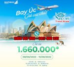 Bay Úc Giá Cực Chất Chỉ Từ 1.660.000 Đồng