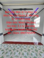 Bán Gấp Nhà Vị Trí Đẹp Tại Khu Dân Cư Khóm 3, Phường 9, Tp Vĩnh Long