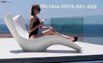 Ghế Nhựa Composite Fiberglass, Ghế Tắm Nắng Ngoài Trời Cao Cấp