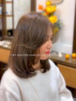 Tóc Xoăn Sóng Lơi, Uốn Cụp Tóc Xoăn Sóng Lơi Ngang Vai Tiệp Nguyễn Hair Salon