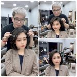 Uốn Xoăn Sóng Lơi, Tóc Xoăn Sóng Lơi Uốn Nhẹ Ngang Vai Tiệp Nguyễn Hair Salon