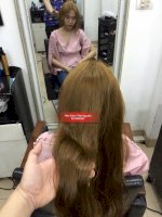 Xoăn Sóng Lơi Ngang Vai Cho Nàng Đẹp Tựa Như Hoa Tiệp Nguyễn Hair Salon