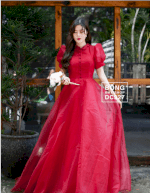 Váy Cưới Hot 2022 Kiểu Dáng Tay Bồng Cho Cô Dâu Cổ Điển, Tao Nhã