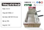 Bếp Chiên Nhúng Eh 212 , Bếp Đôi , Inox Dầy Dặn , Hoạt Động Ổn Định