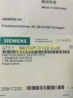 Thẻ Nhớ Siemens 6Au1400-2Pa22-0Aa0 -Cty Thiết Bị Điện Số 1