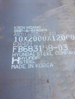 Thép Tấm Đăng Kiểm Bv/Ah36 Hyundai Hàn Quốc