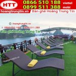 Giường Tắm Nắng Mây Nhựa - Hoàng Trung Tín Chuyên Cung Cấp Cho Khu Resort Cao Cấp